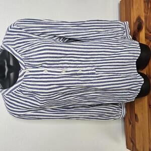 Universal Threads Striped Button-Up Long Sleeve Shirt Size L